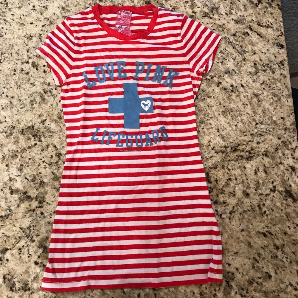 Victoria’s Secret PINK striped t-shirt
